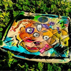 Hand painted 1 of 1 Rugrats bag